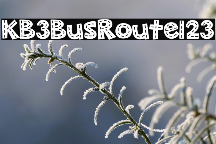 KB3BusRoute123 Example 1