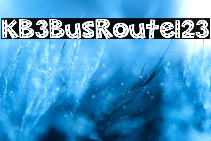 KB3BusRoute123 Example 2