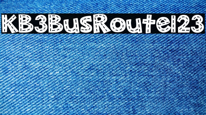 KB3BusRoute123 Example 3