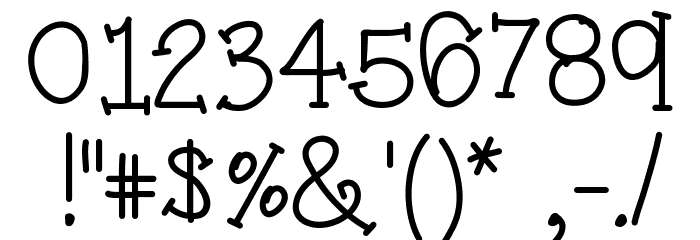 KB3CandyStripes Font OTHER CHARS