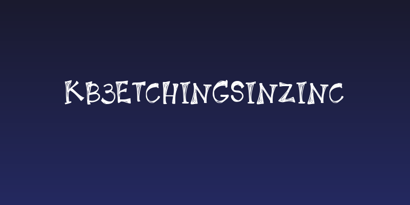 KB3EtchingsInZinc Social Header