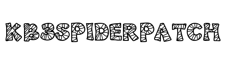 KB3SpiderPatch  les polices de caractères gratuit tlcharger