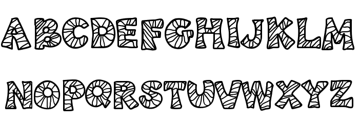 KB3SpiderPatch Schriftart Kleinbuchstaben