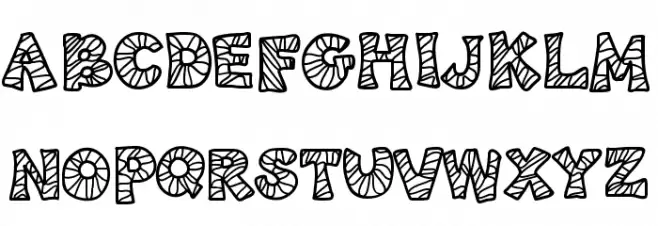 KB3SpiderPatch Schriftart Kleinbuchstaben