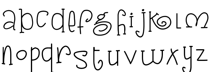 KB3SugarplumSwirls Font LOWERCASE