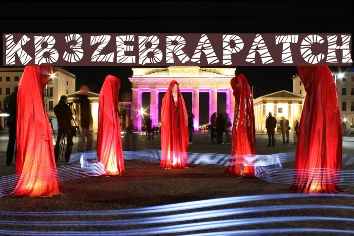 KB3ZebraPatch Font examples