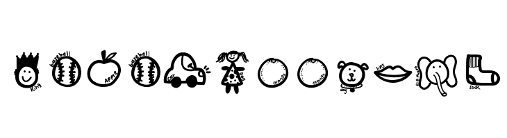 KBABCDoodles  नि: शुल्क फ़ॉन्ट्स डाउनलोड