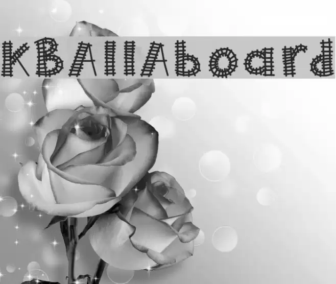 KBAllAboard Font examples