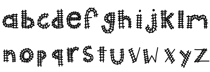 KBAllAboard Font LOWERCASE