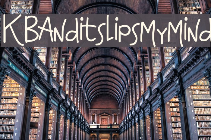 KBAnditslipsmymind Font examples