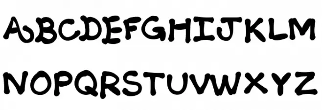 KBBalloonAnimal Schriftart Groß