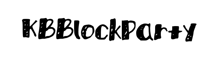 KBBlockParty  Frei Schriftart Herunterladen
