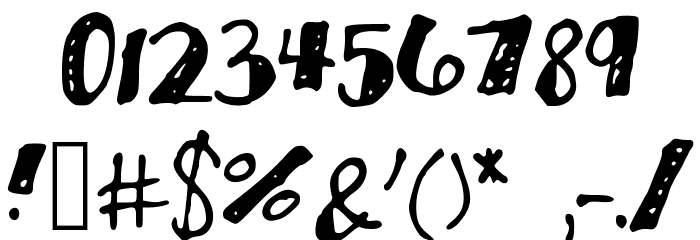KBBlockParty Font OTHER CHARS