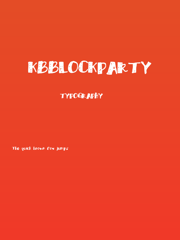 KBBlockParty Poster
