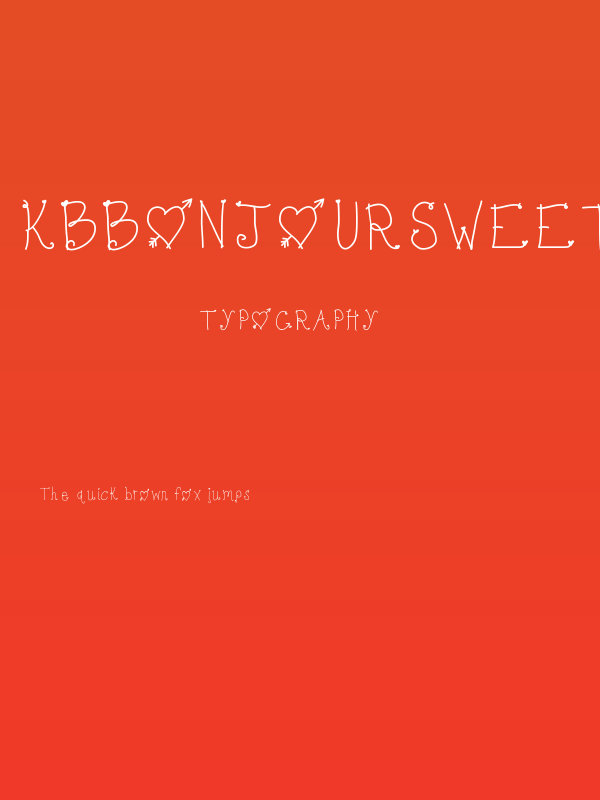 KBBonjourSweetheart Poster