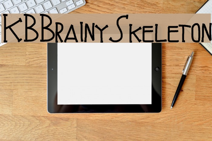 KBBrainySkeleton Font examples