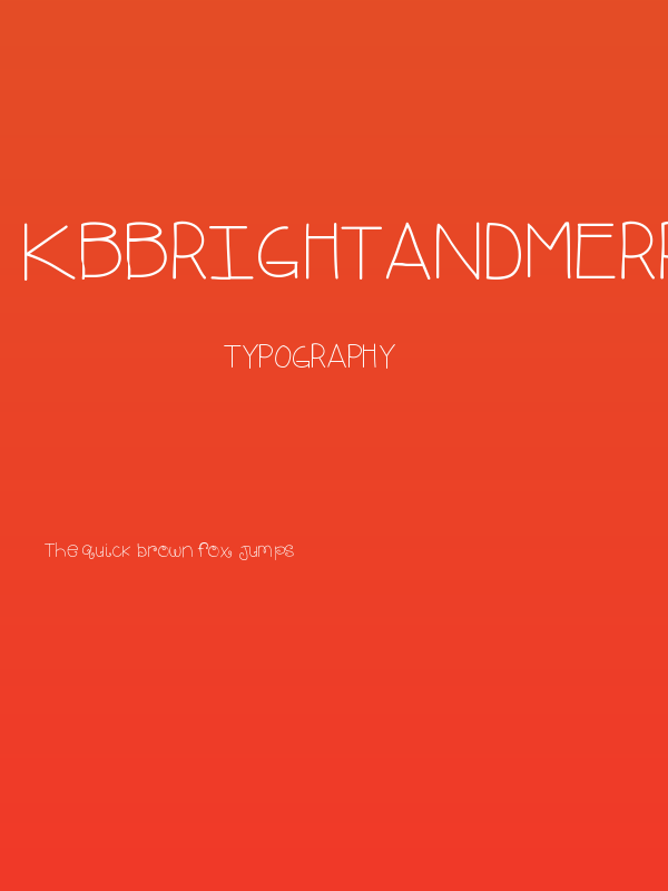 KBBrightandMerry Poster