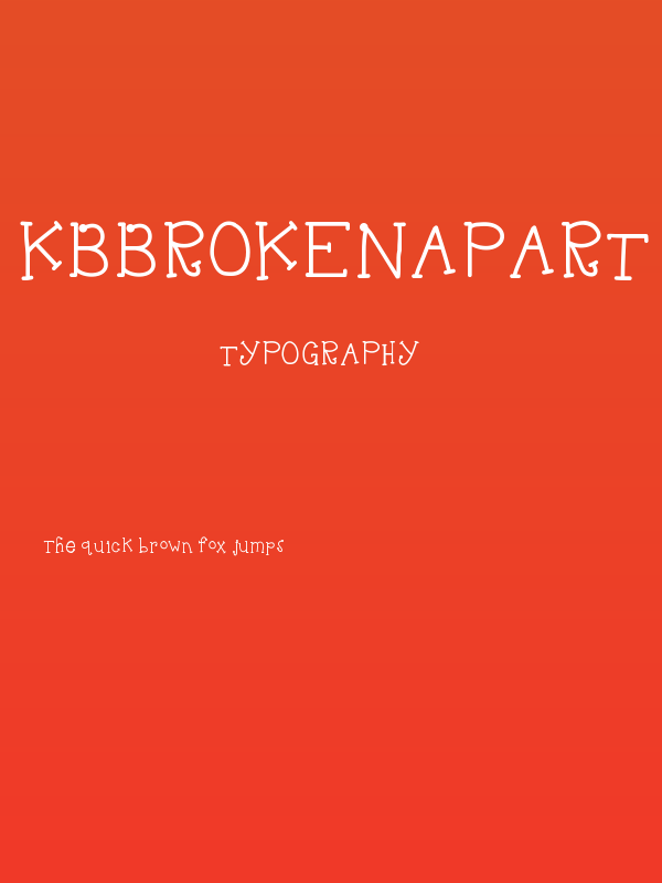KBBrokenApart Poster