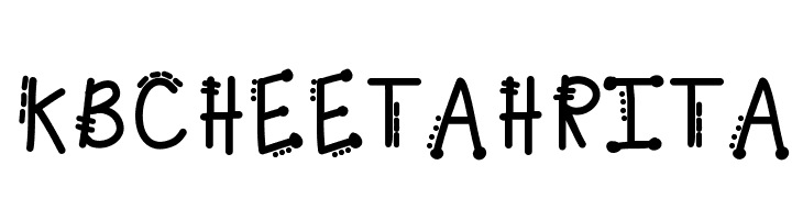 KBCHEETAHRITA  नि: शुल्क फ़ॉन्ट्स डाउनलोड