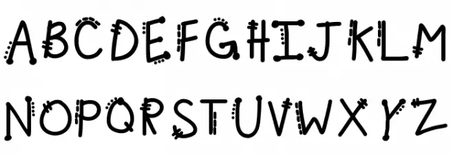 KBCHEETAHRITA Schriftart Groß