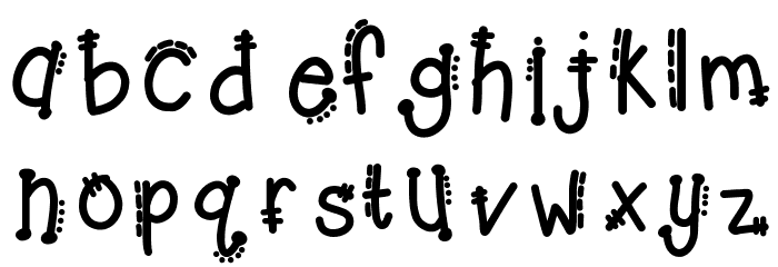 KBCHEETAHRITA Font LOWERCASE