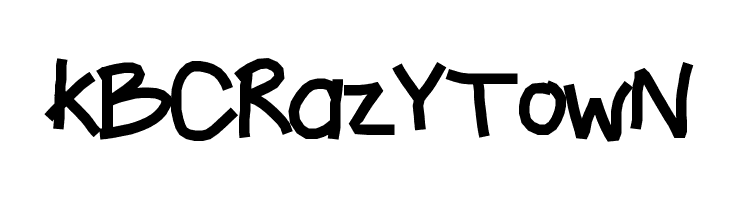 KBCRazYTowN  Free Fonts Download