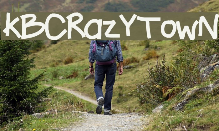 KBCRazYTowN Font examples