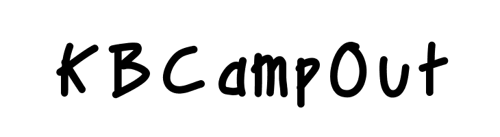 KBCampOut Font