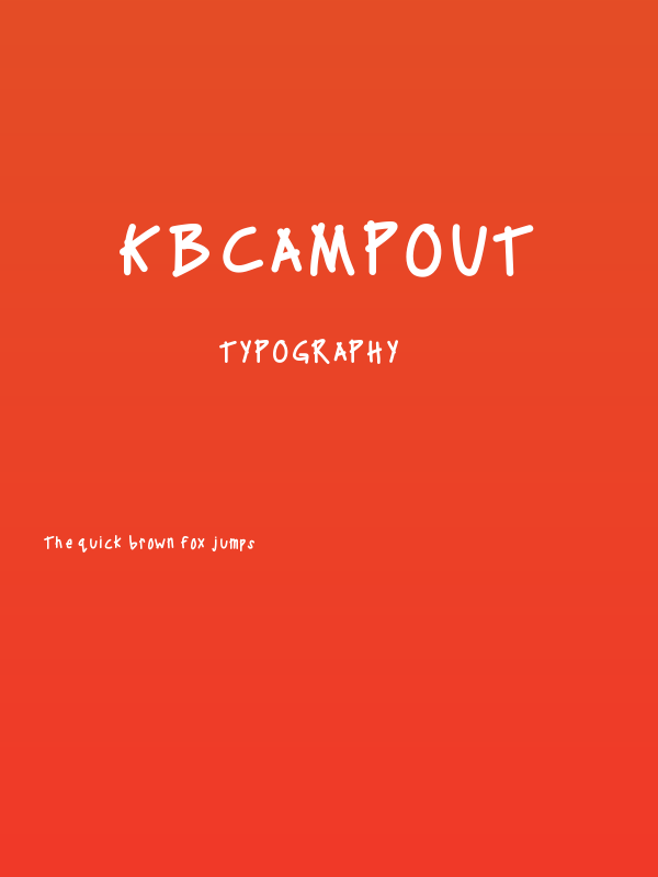KBCampOut Poster