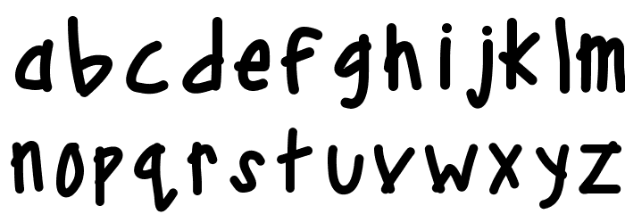 KBCampOut Font LOWERCASE