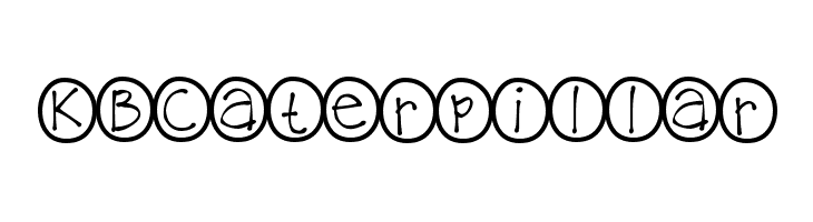KBCaterpillar Font