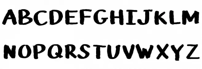 KBChalkTalk Schriftart Groß