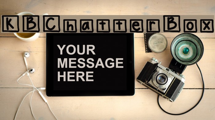 KBChatterBox Font examples