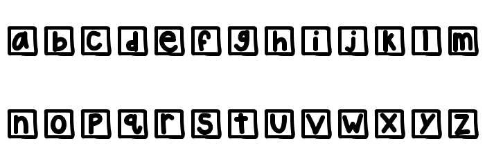 KBChatterBox Font LOWERCASE