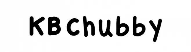 KBChubby  Frei Schriftart Herunterladen