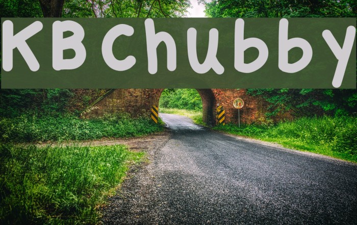 KBChubby Font examples