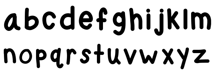 KBChubby Font LOWERCASE