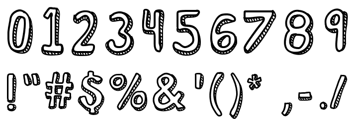 KBCuriousSoul Font OTHER CHARS
