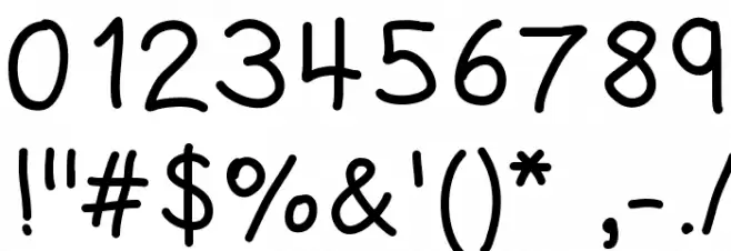 KBDARLINGMG Font OTHER CHARS