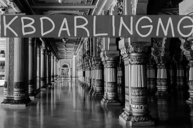 KBDARLINGMG Font examples