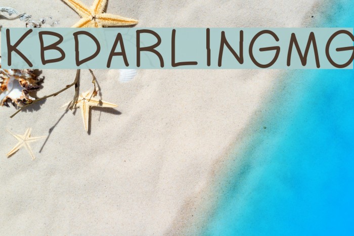 KBDARLINGMG لخطوط تنزيل examples