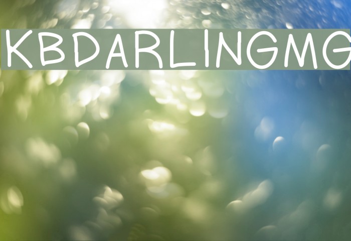 KBDARLINGMG لخطوط تنزيل examples