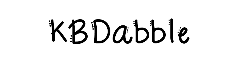 KBDabble फ़ॉन्ट