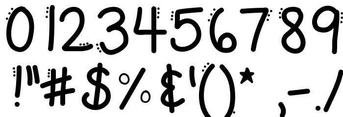 KBDabble Font OTHER CHARS