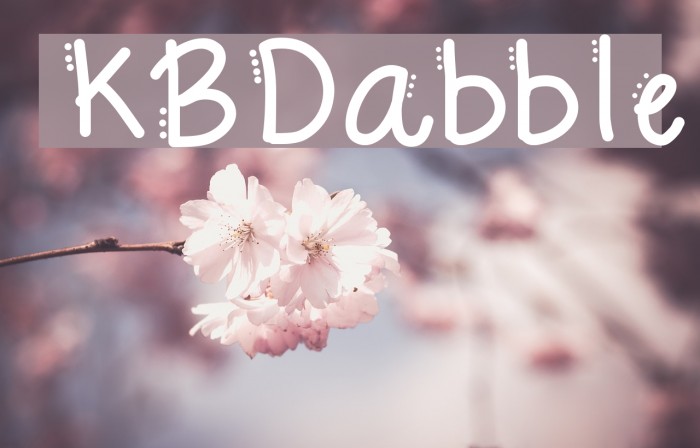 KBDabble Font examples