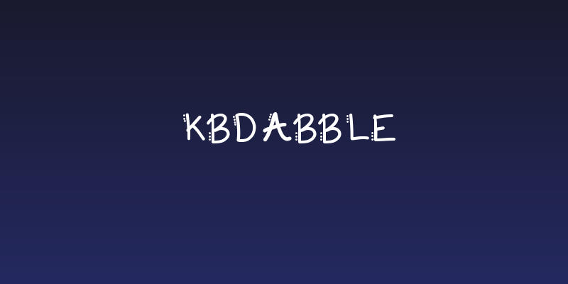 KBDabble Social Header