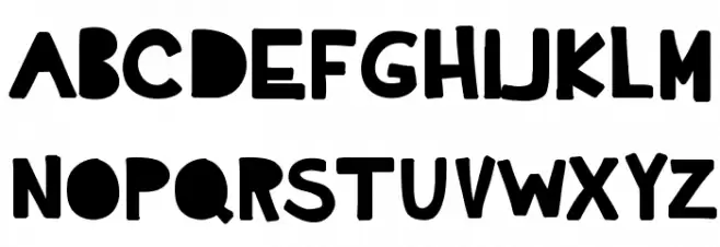 KBDarkHour Шрифта ВЕРХНИЙ