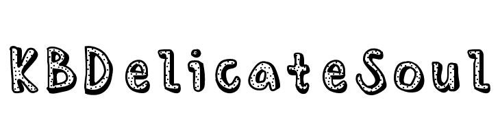 KBDelicateSoul  les polices de caractères gratuit tlcharger