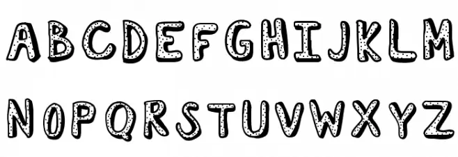 KBDelicateSoul Font Litere mari