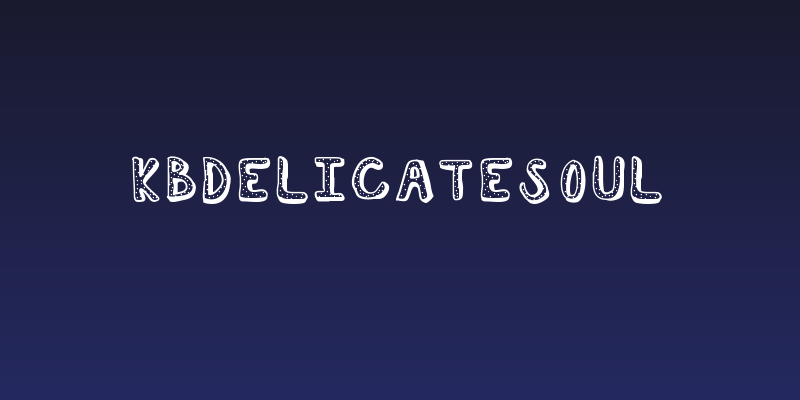 KBDelicateSoul Social Header